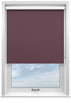 Rimini (Blackout), Plum - Roller Blind